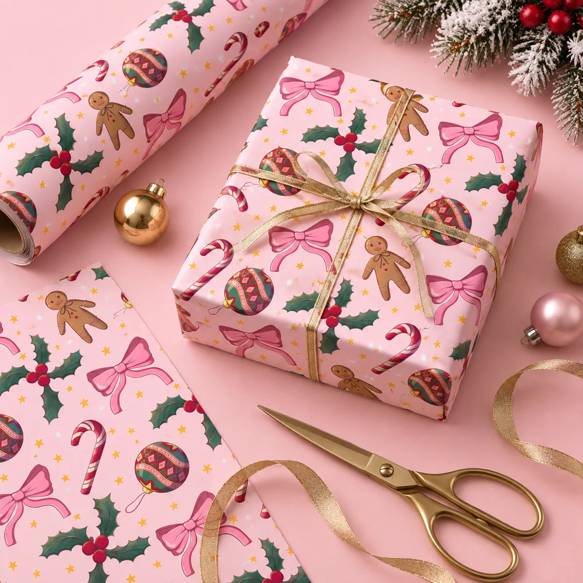 Free Christmas Illustration Pack, free illustration by Lizy Del Busto