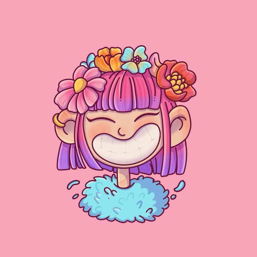 Portrait of Lizy Del Busto, illustrator